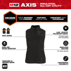 Milwaukee M12 Women's Heated AXIS Vest – Configuration Options