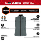 Milwaukee M12 Women's Heated AXIS Vest – Configuration Options