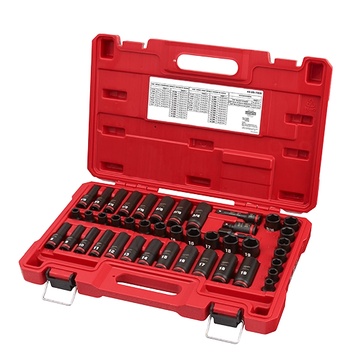 43PC SHOCKWAVE™ Impact Duty 3/8" Drive SAE & Metric Deep 6 Point Socket Set - 49-66-7009 - image 4