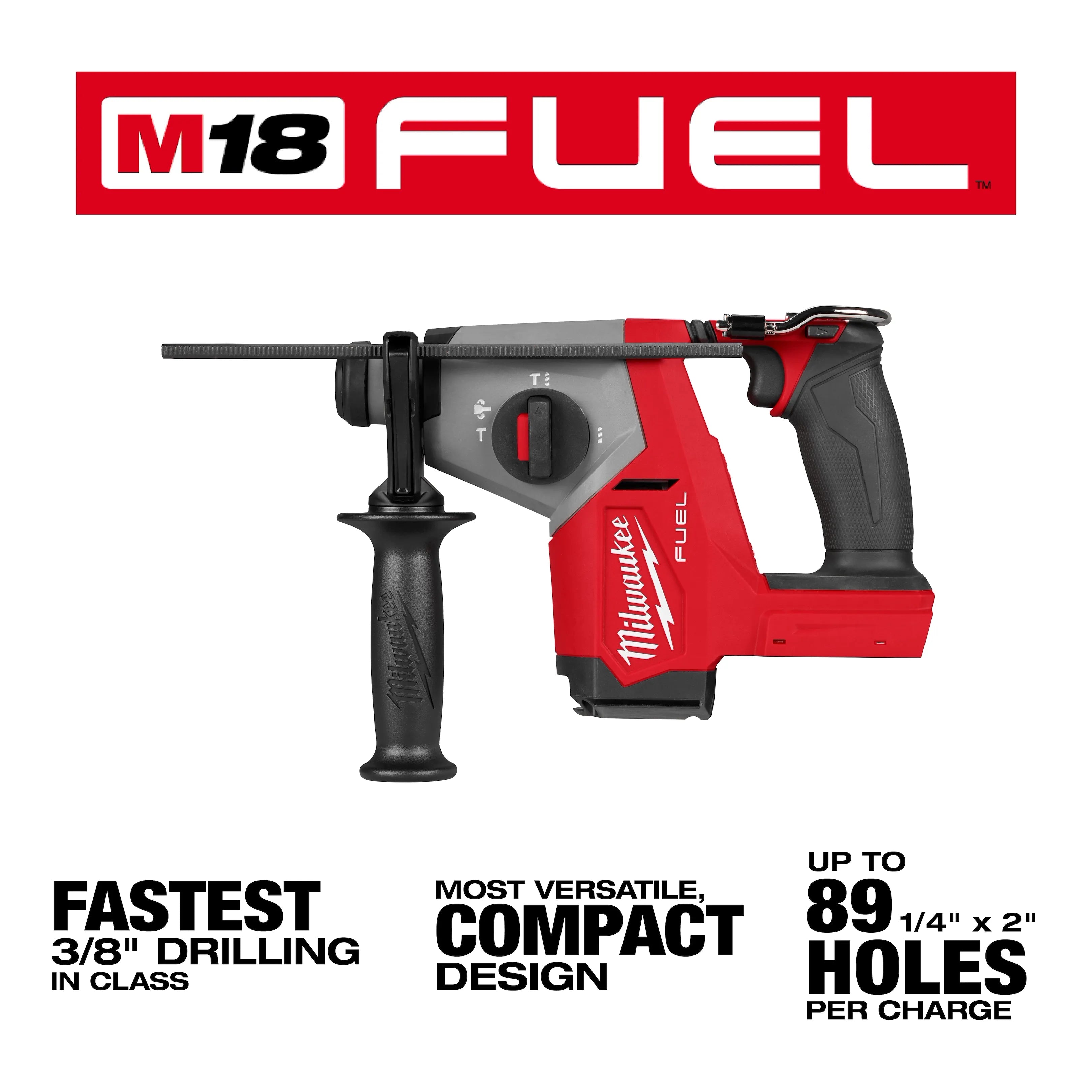 Milwaukee M18 FUEL 5/8in SDS Plus Rotary Hammer