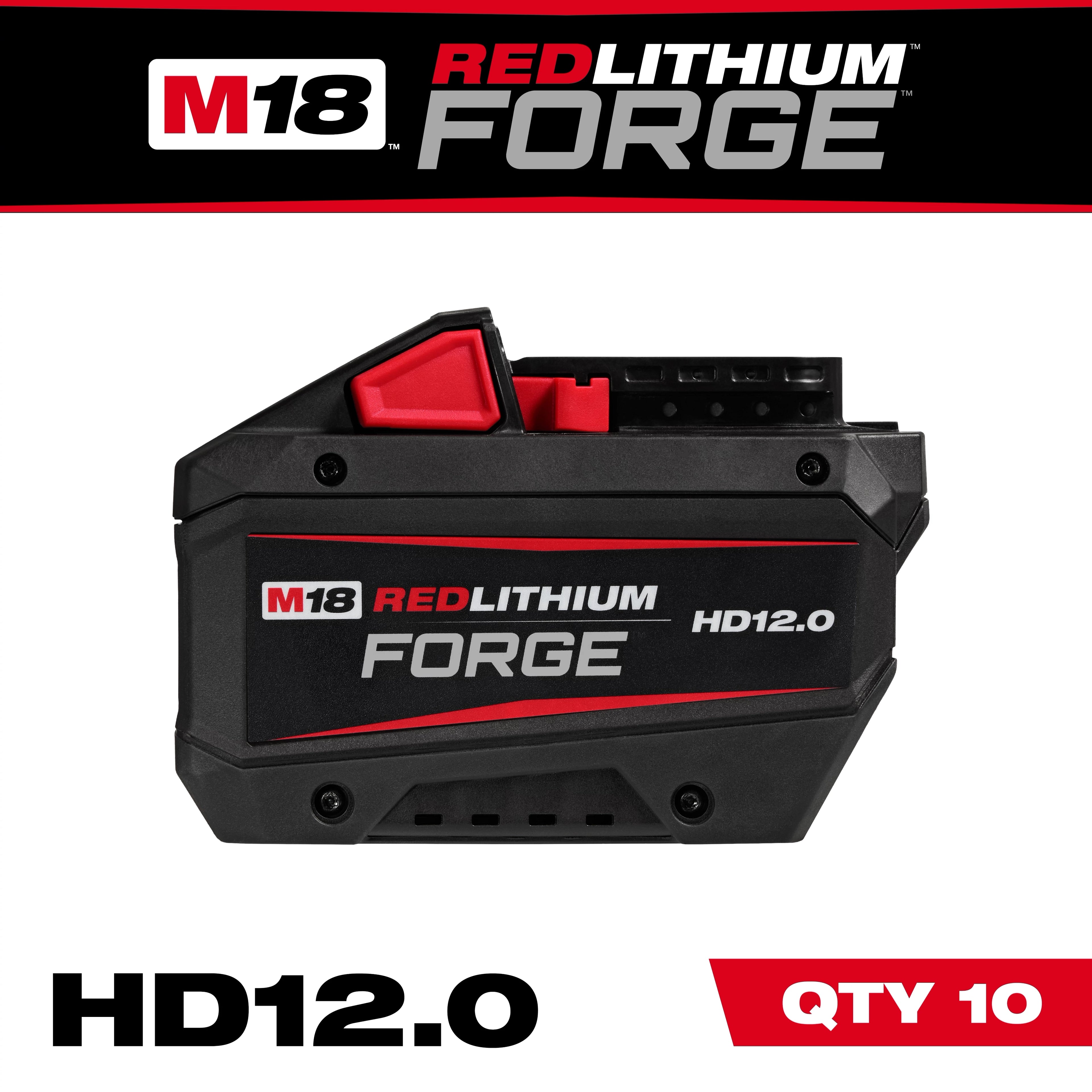 M18™ REDLITHIUM™ FORGE™ HD12.0 Battery (10 Pk)