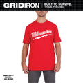 Milwaukee Heavy Duty Tee - Short Sleeve Logo Red L | 607R-L