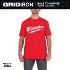 Milwaukee Heavy Duty Tee - Short Sleeve Logo Red L | 607R-L