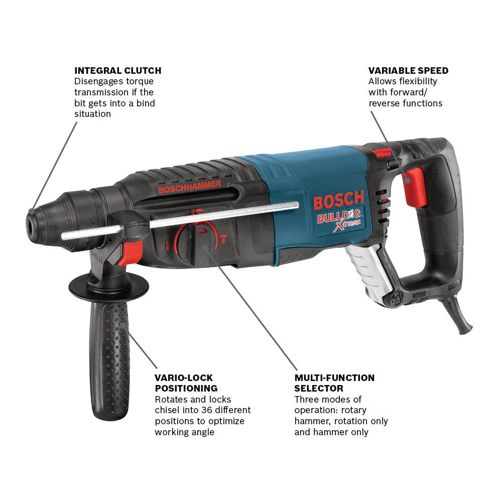 SDS-plus® Bulldog™ Xtreme 1 In. Rotary Hammer