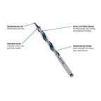 Bosch NKST18 1-1/8 In. x 7-1/2 In. Daredevil Auger Bits