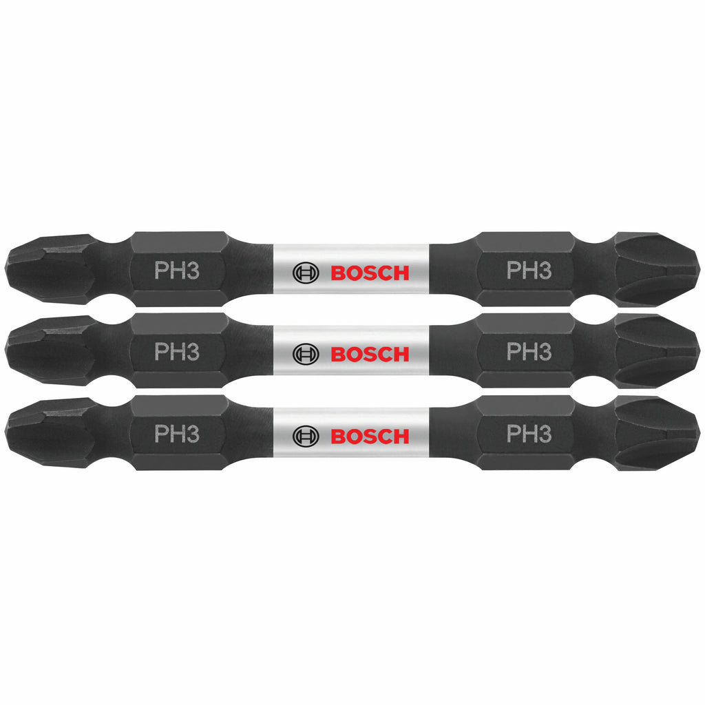 Bosch ITDEPH32503 3 pc. Impact Tough 2.5 In. Phillips #3 Double-Ended Bits
