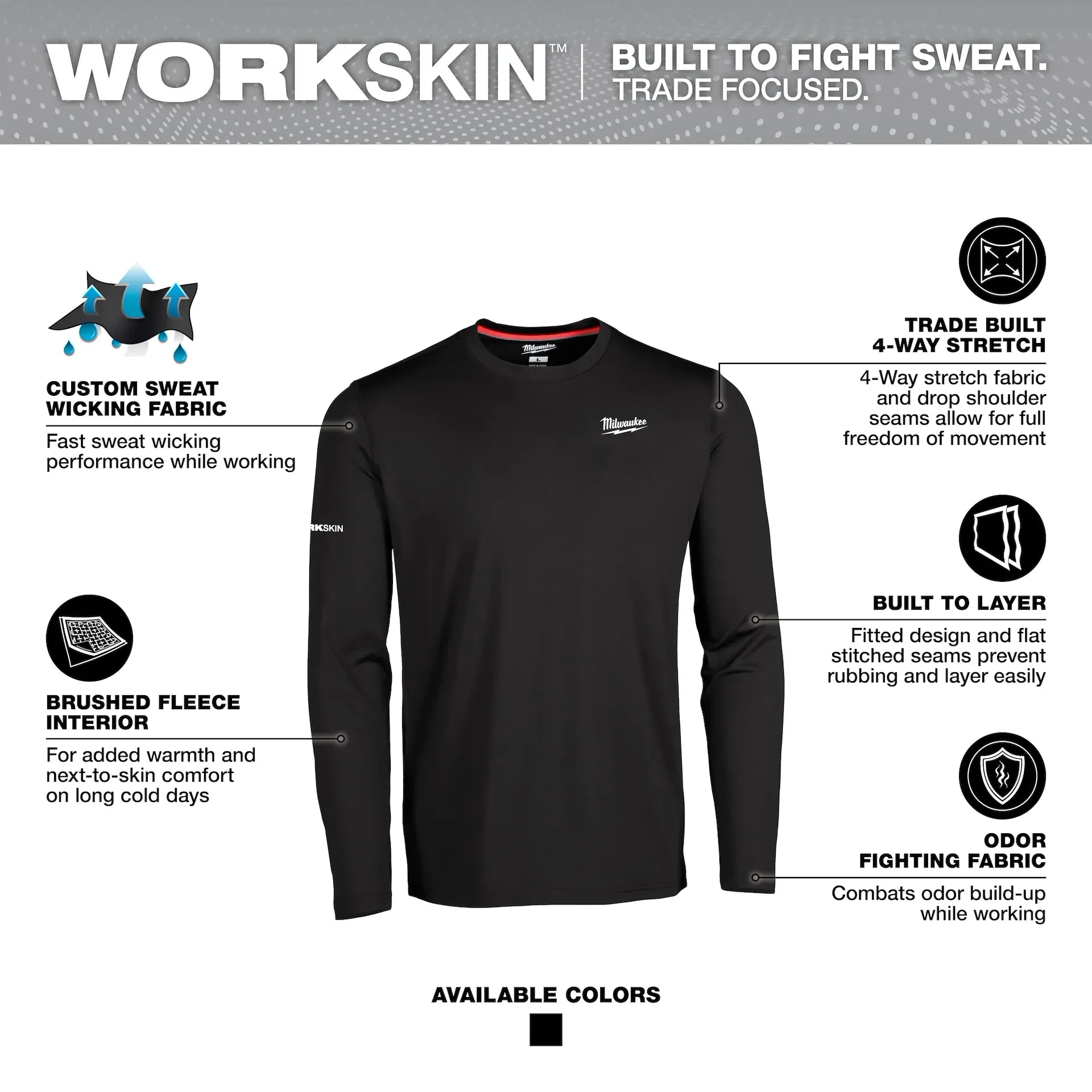 WORKSKIN™ Crew Neck Baselayer