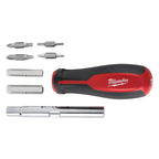 Milwaukee 2-Piece 11-in-1 Multi-Bit Screwdriver and 6-IN-1 Stubby Multi-Bit Screwdriver Set | 48-22-2763
