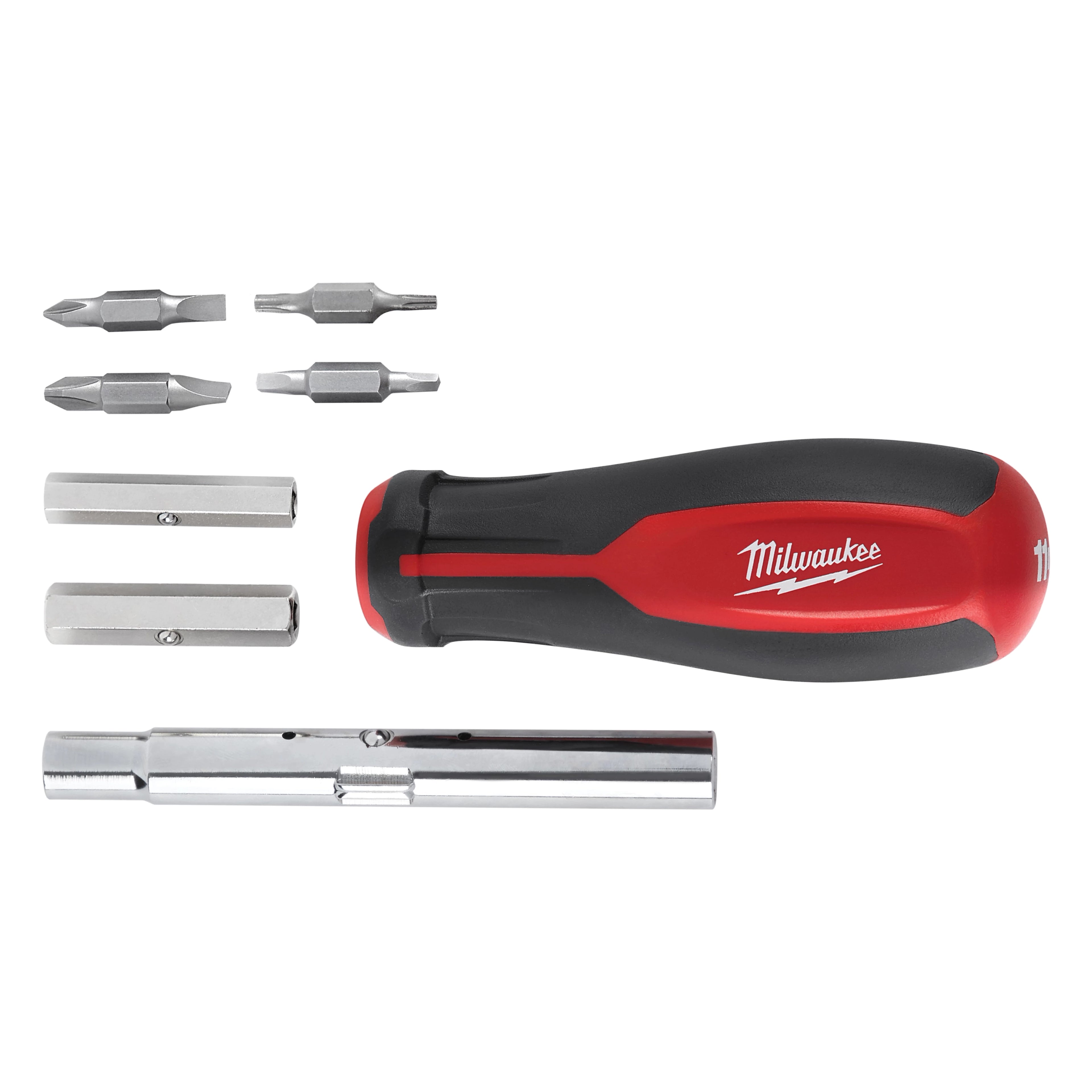 2pc 11-in-1 Multi-Bit Screwdriver and 6-IN-1 Stubby Multi-Bit Screwdriver Set