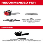 14" .325" LOW PROFILE™ Pitch, .043" Gauge Saw Chain - 49-16-2744 - image 2
