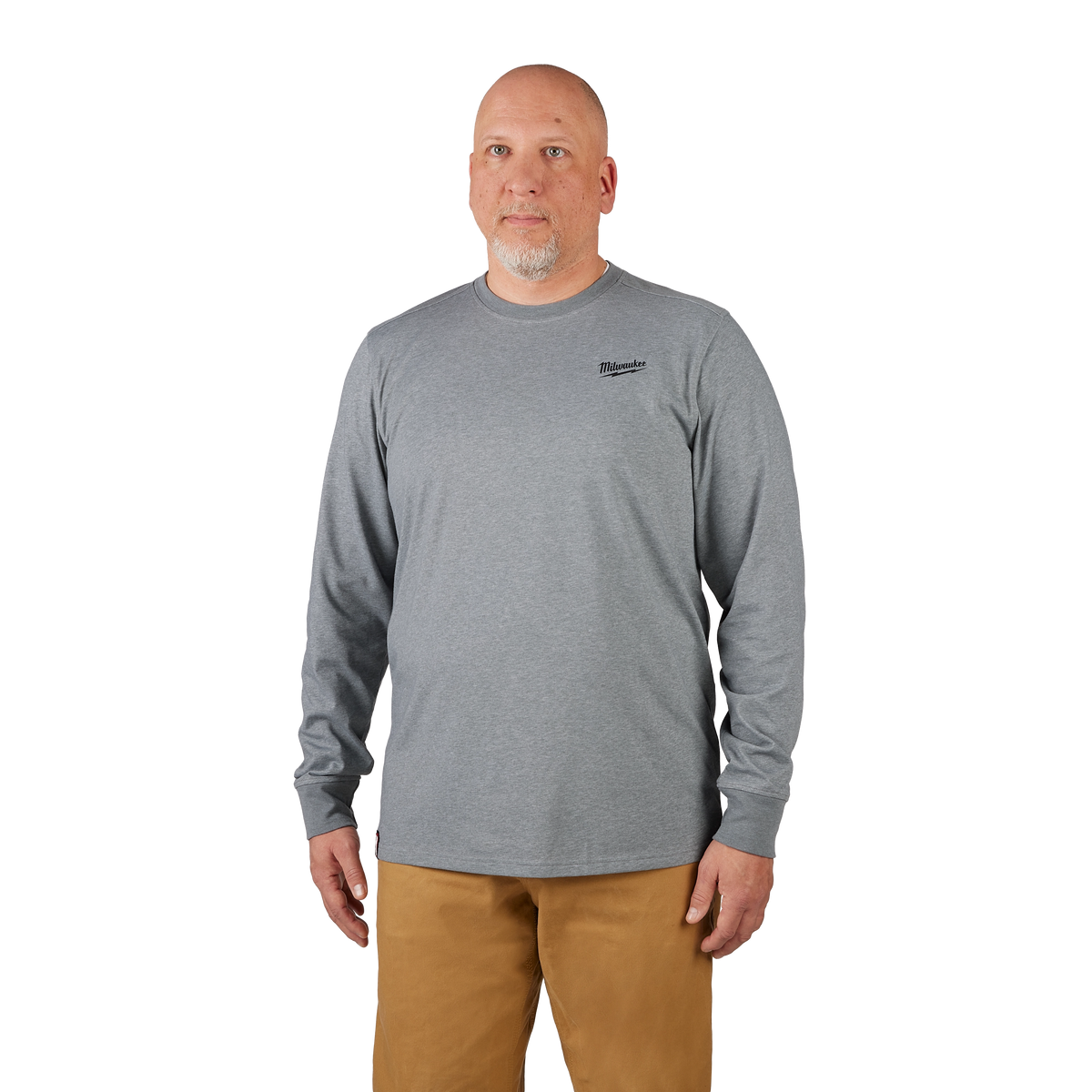 Milwaukee FREEFLEX Hybrid Work Tee - Long Sleeve - Gray