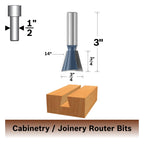 Bosch 84710M 14° x 3/4 In. Carbide Tipped Dovetail Bit