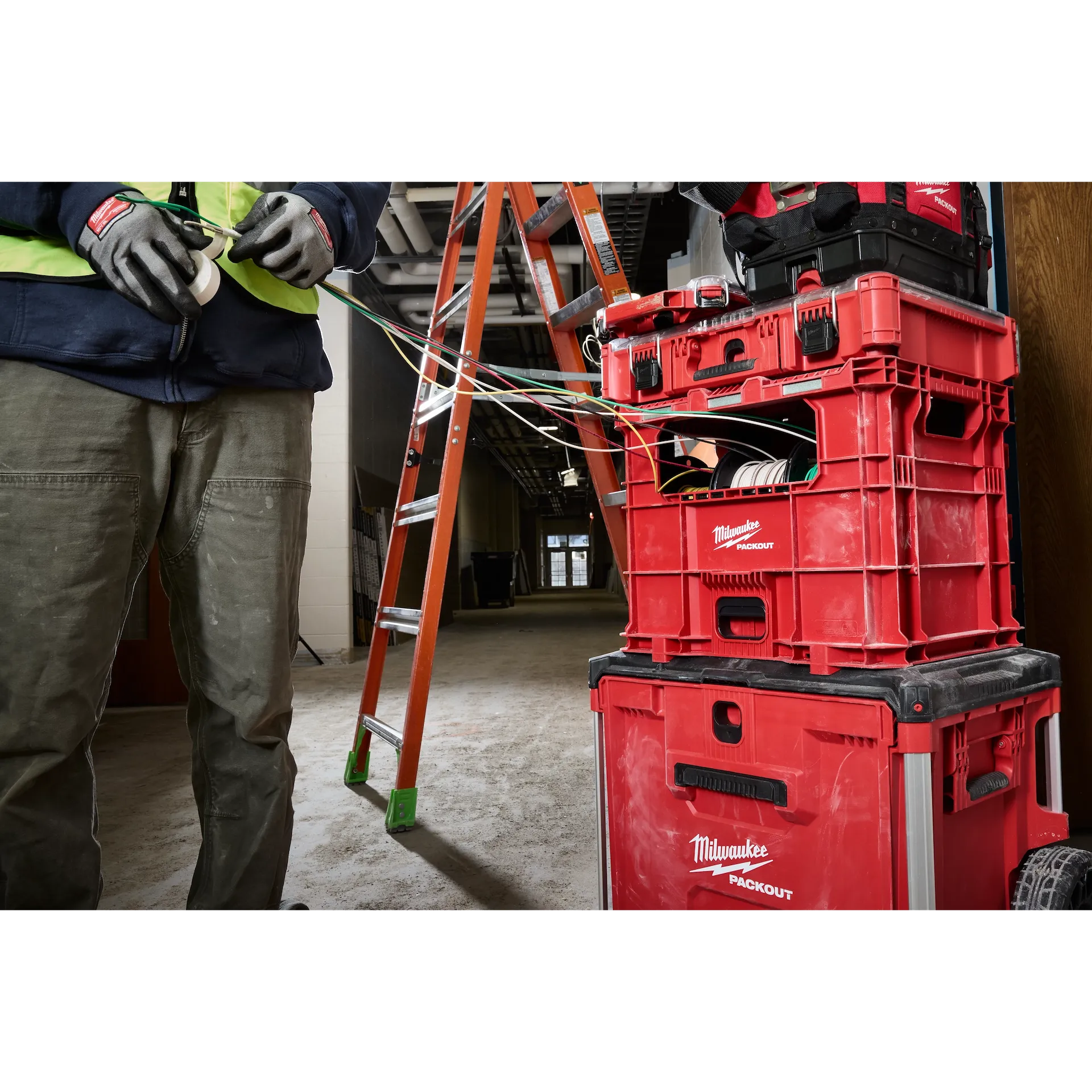 Wire Pulling Inserts for PACKOUT™ XL Crate