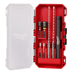 Milwaukee 7-Piece SDS Plus M/2 2-Cutter Concrete Screw Install Kit | 48-20-7497