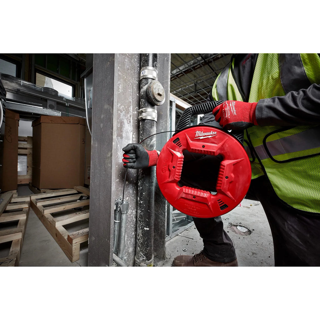 Milwaukee 25’ 1/4" Steel Fish Tape with  Low Profile Tip | 48-22-4181