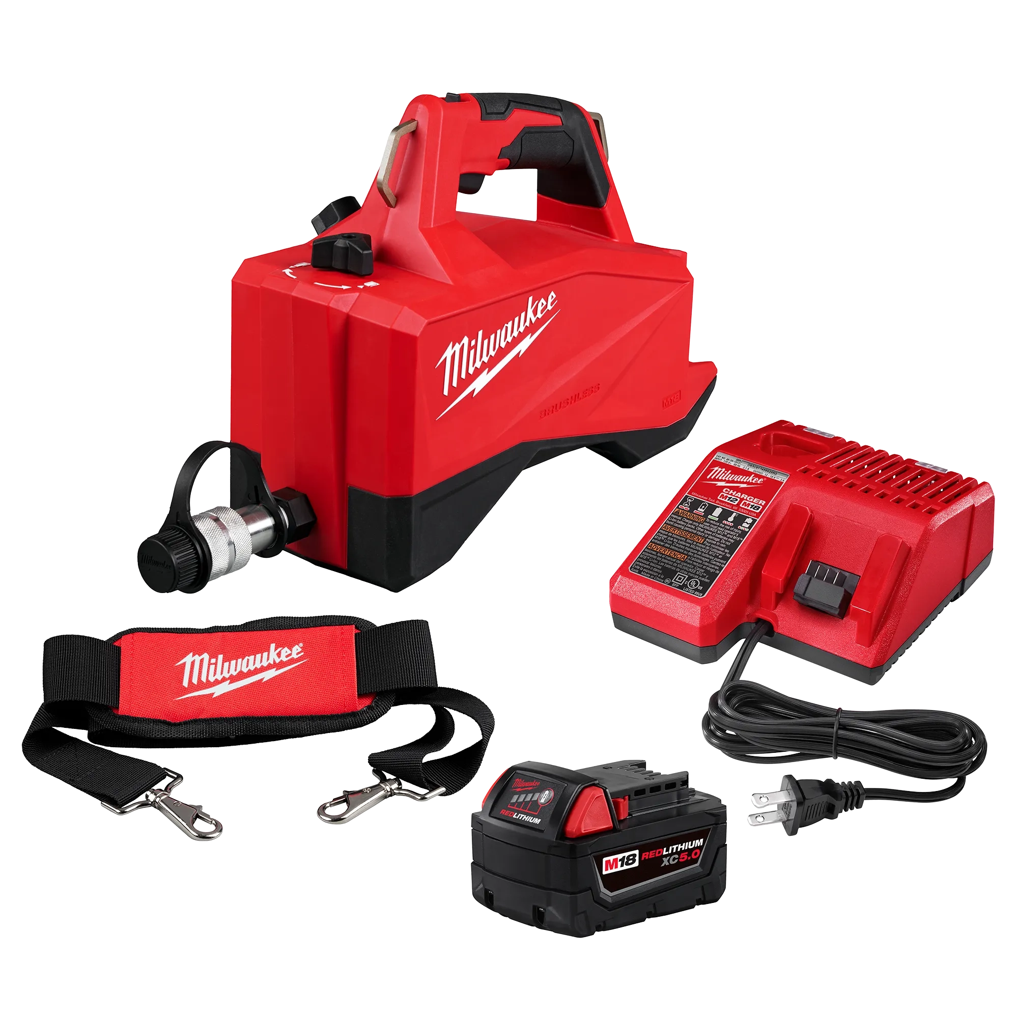 M18™ Brushless Single Acting 60in3 10,000psi Hydraulic Pump