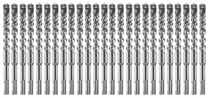Bosch HCFC2081B25 25 pc. 1/2 In. x 4 In. x 6 In. SDS-plus Bulldog Xtreme Carbide Rotary Hammer Drill Bits