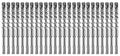 Bosch HCFC2081B25 25 pc. 1/2 In. x 4 In. x 6 In. SDS-plus Bulldog Xtreme Carbide Rotary Hammer Drill Bits