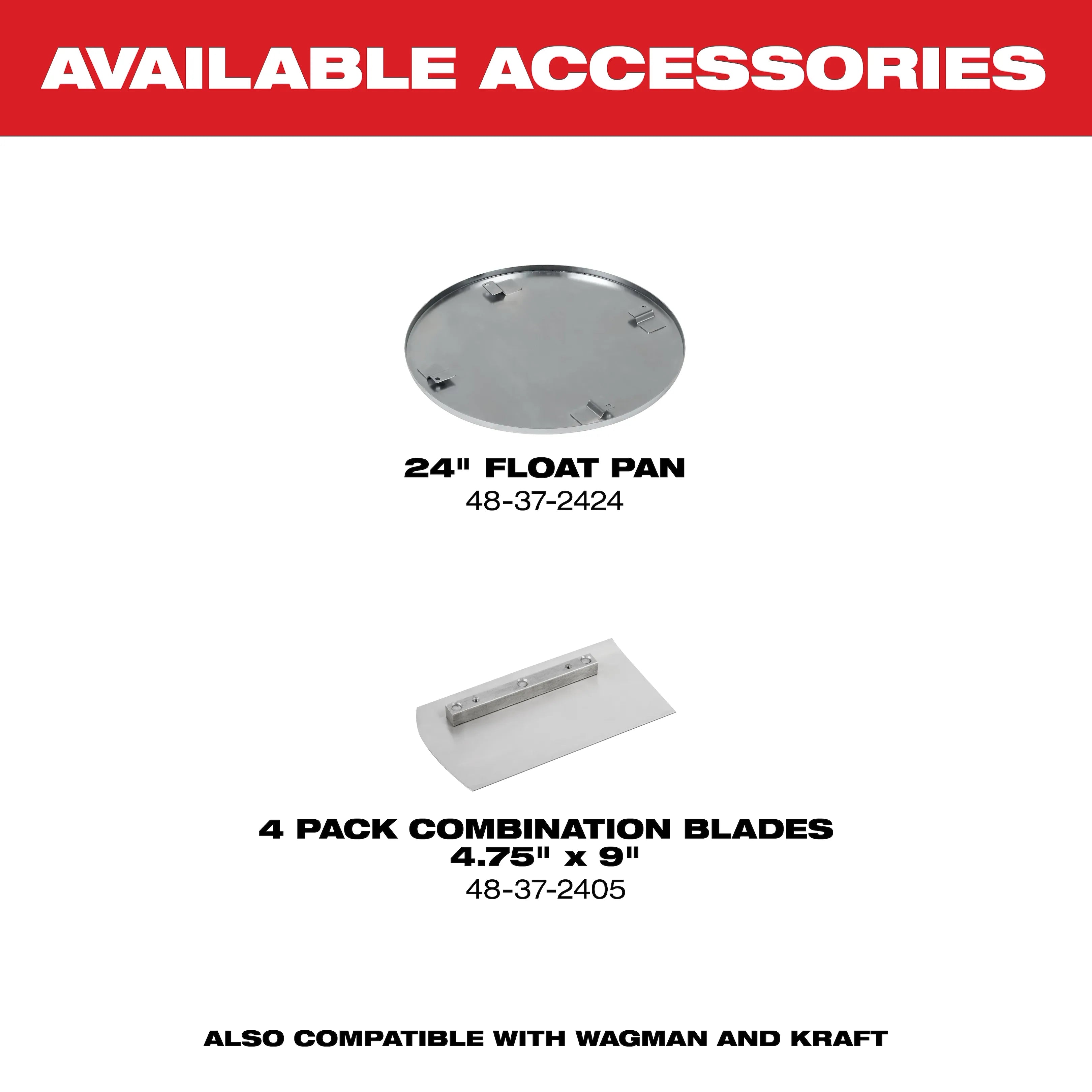 MX FUEL™ 24" Walk-Behind Edging Trowel Kit