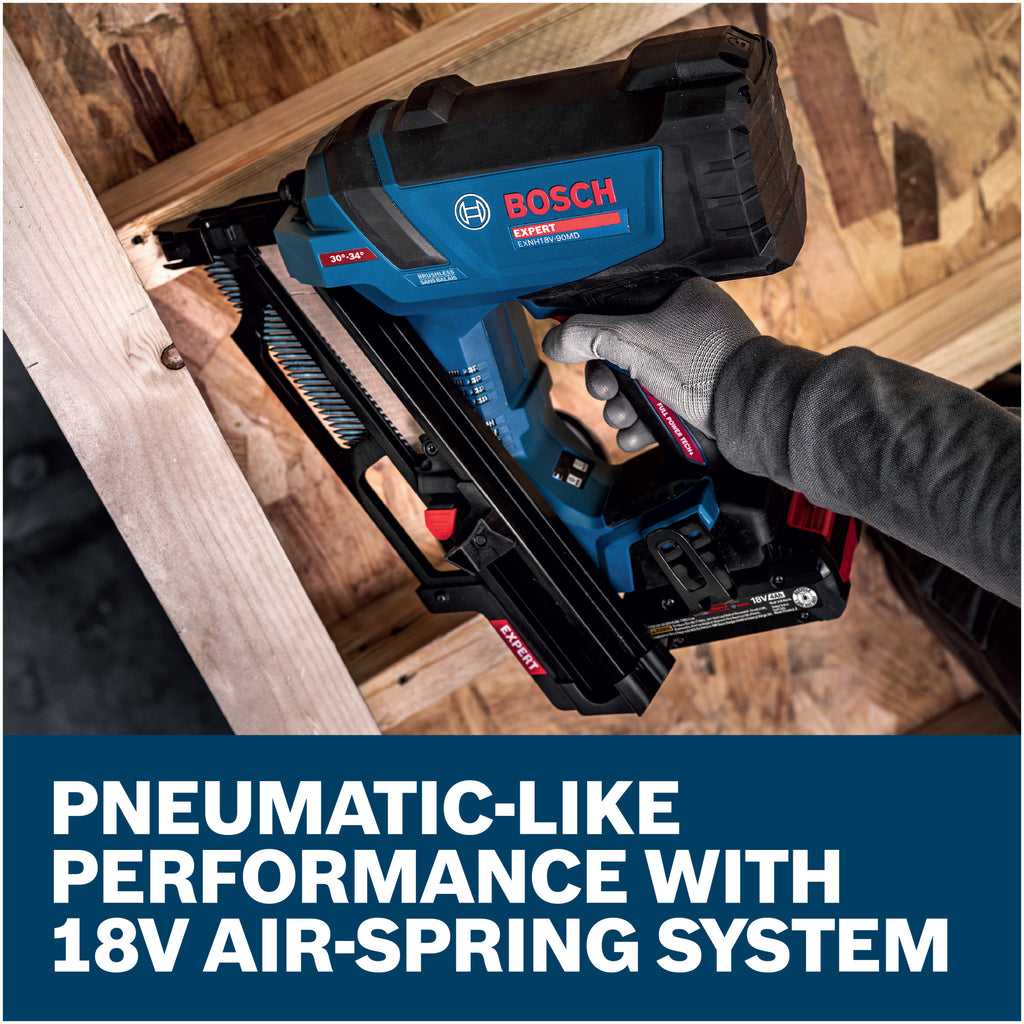 Bosch EXNH18V-90MDN EXPERT 18V 30-Degree Framing Nailer (Tool Only)