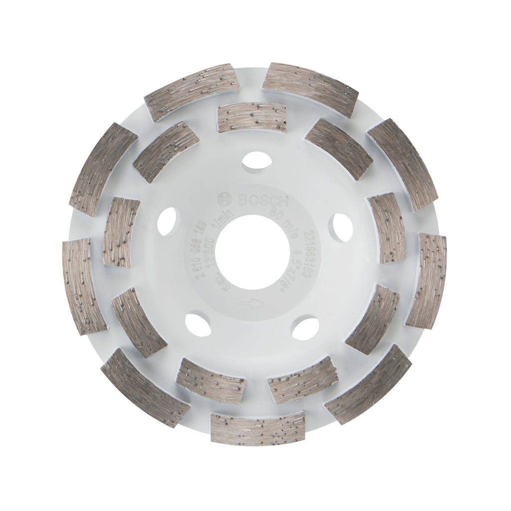 Bosch DCDR04501 4-1/2 In. Double Row Diamond Cup Wheel