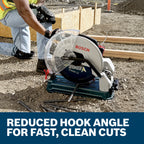 Bosch PRO1466ST 14 In. 66 Tooth Edge Circular Saw Blade for Ferrous Metal Cutting