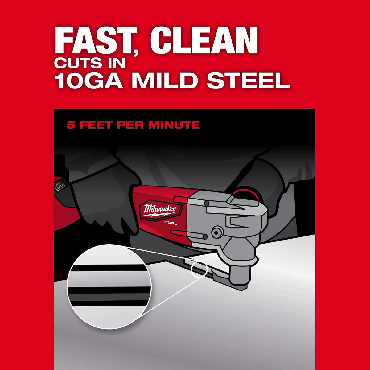 Milwaukee M18 FUEL 10 Gauge Nibbler | 3476-20