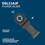 Bosch OSL005C 5 pc. Starlock Oscillating Multi-Tool Accessory Blade Set