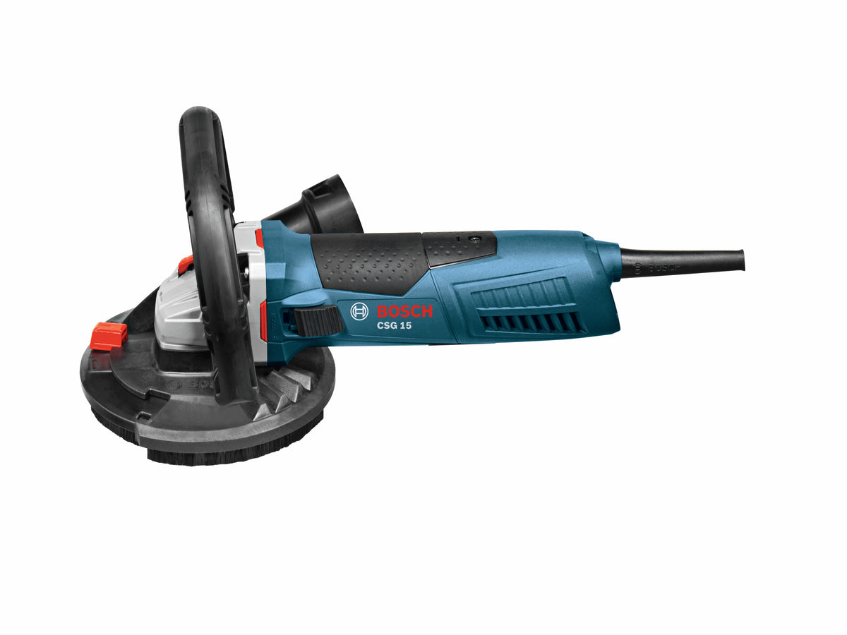 Bosch CSG15 5 In. Concrete Surfacing Grinder with Dedicated Dust-Collection Shroud