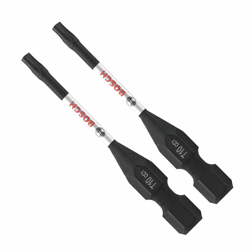 Bosch ITDT10202 2 pc. Driven 2 In. Impact Torx #10 Power Bits