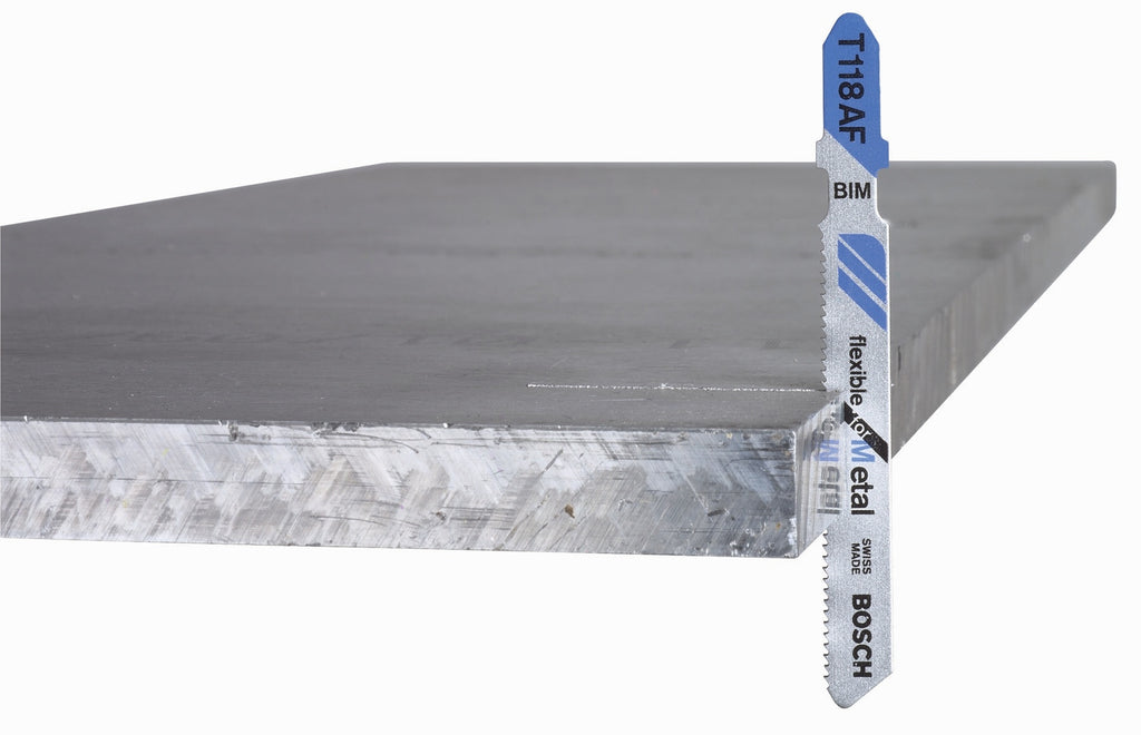 Bosch T118A3 3 pc. 3-5/8 In. 17-24 TPI Basic for Metal T-Shank Jig Saw Blades