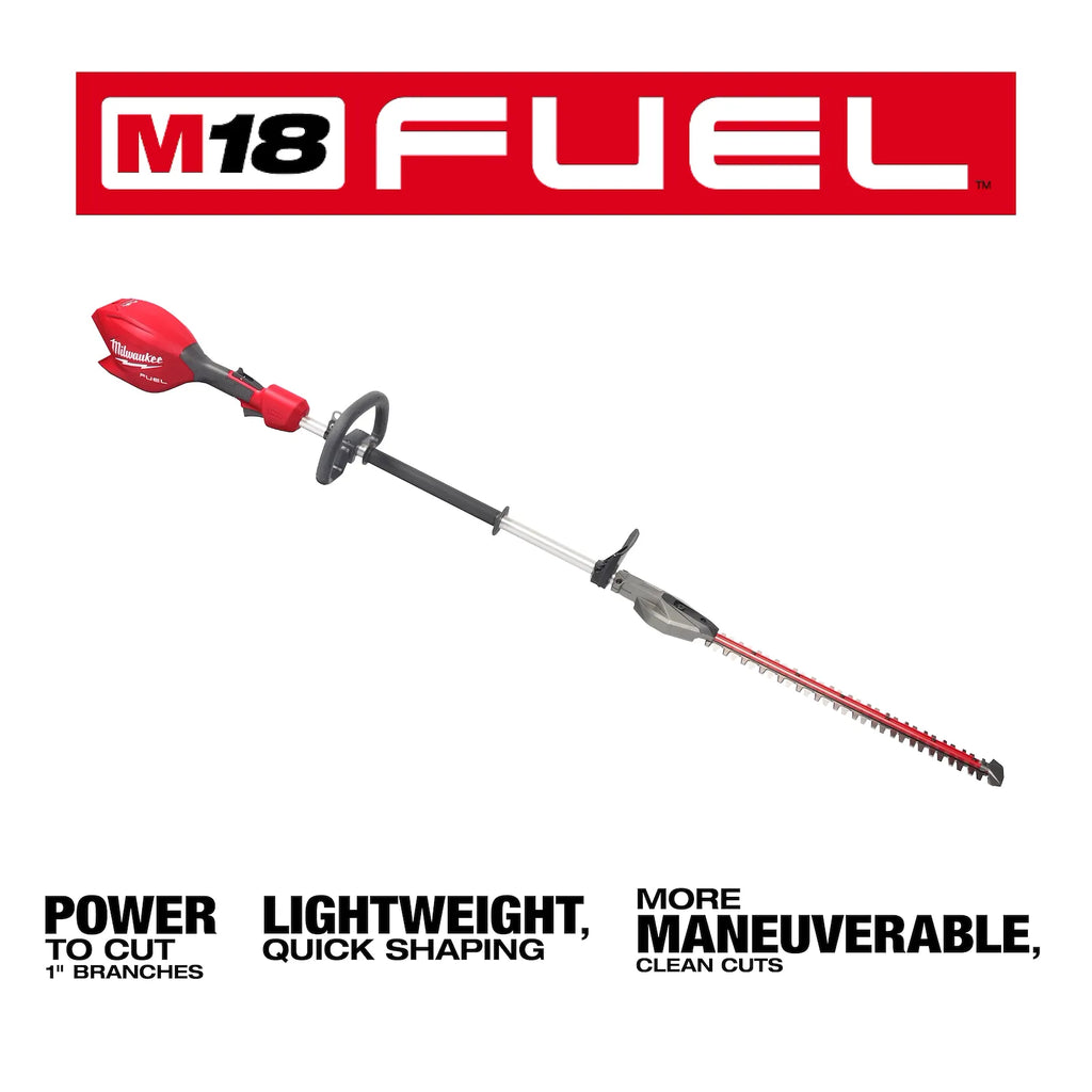 Milwaukee M18 FUEL Short Pole Hedge Trimmer – Configuration Options