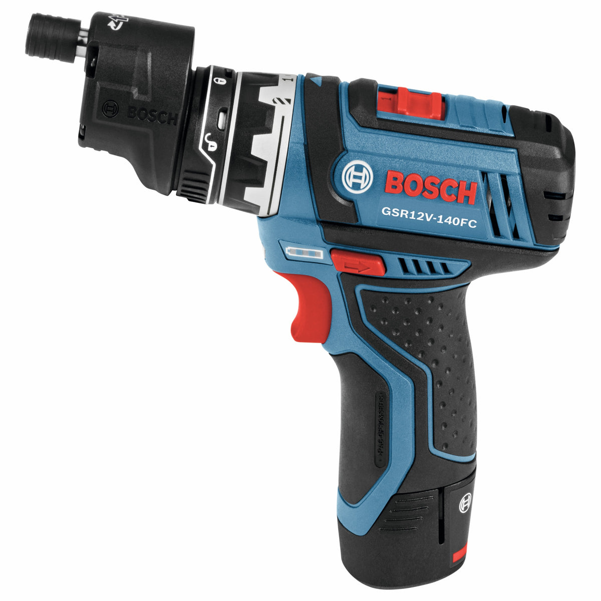 Bosch GSR12V-140FCB22 12V Max Drill/Driver with 5-In-1 Flexiclick System and (2) 2.0 Ah Batteries