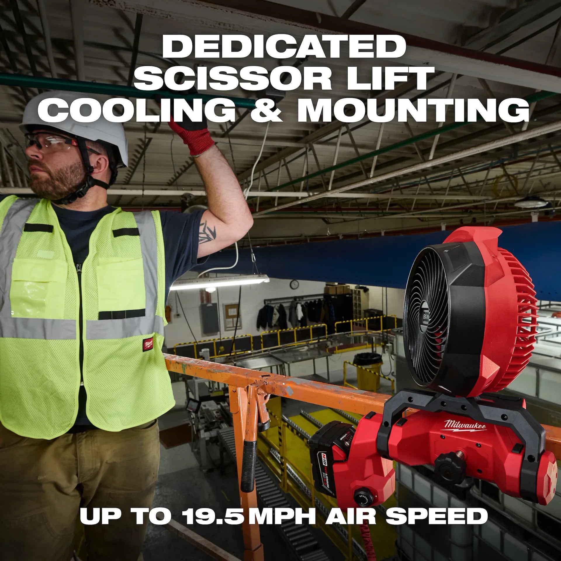 M18™ Brushless Scissor Lift Fan