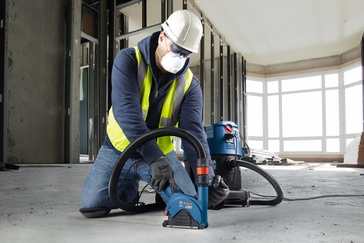 Bosch GA50DC 4-1/2 In. to 5 In. Small Angle Grinder Dust Collection Attachment