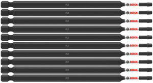 Bosch ITSQ26B 10 pc. Impact Tough 6 In. Square #2 Power Bits (Bulk Pack)