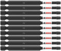 Bosch ITSQ335B 10 pc. Impact Tough 3.5 In. Square #3 Power Bits (Bulk Pack)