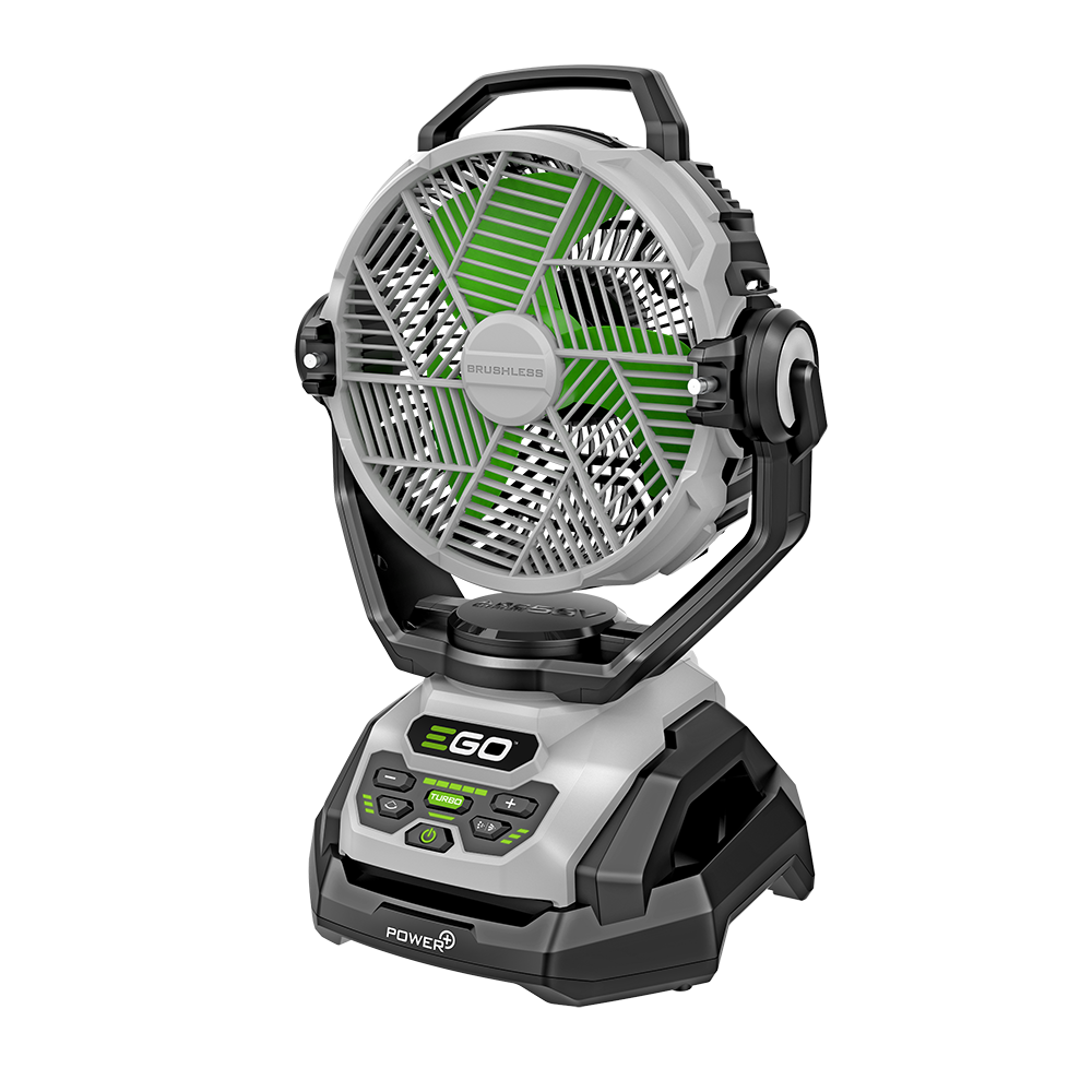 POWER+ 10" Oscillating Misting Fan