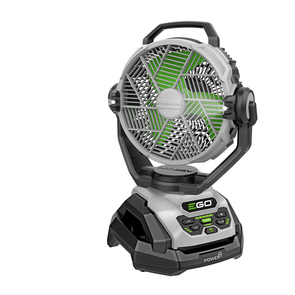 POWER+ 10" Oscillating Misting Fan