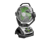 POWER+ 10" Oscillating Misting Fan