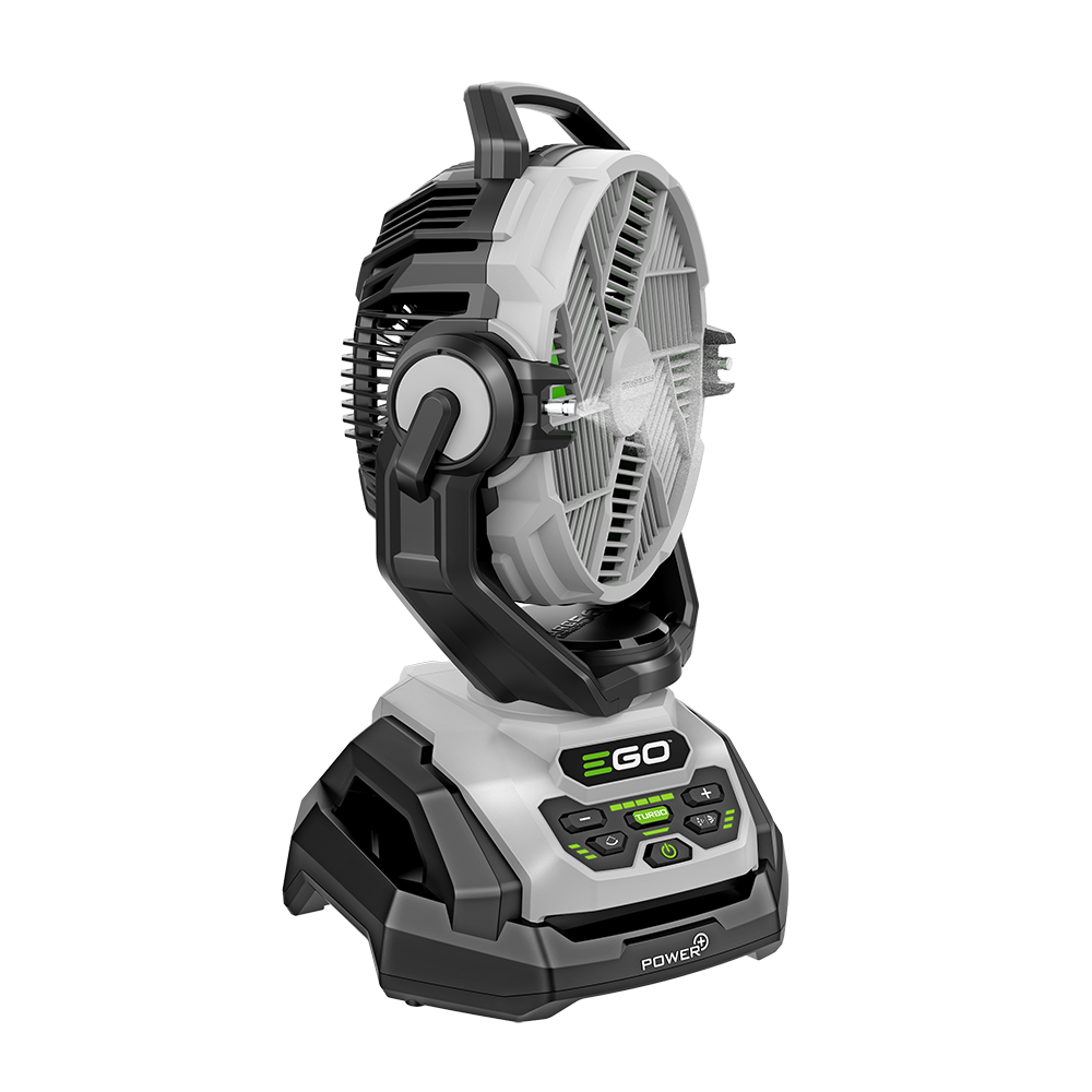 POWER+ 10" Oscillating Misting Fan