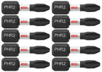 Bosch ITPH2R1B 10 pc. Impact Tough 1 In. Phillips #2R Reduced Insert Bits (Bulk Pack)