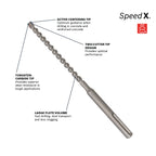 Bosch HC5010 1/2 In. x 13 In. SDS-max Speed-X Rotary Hammer Bit