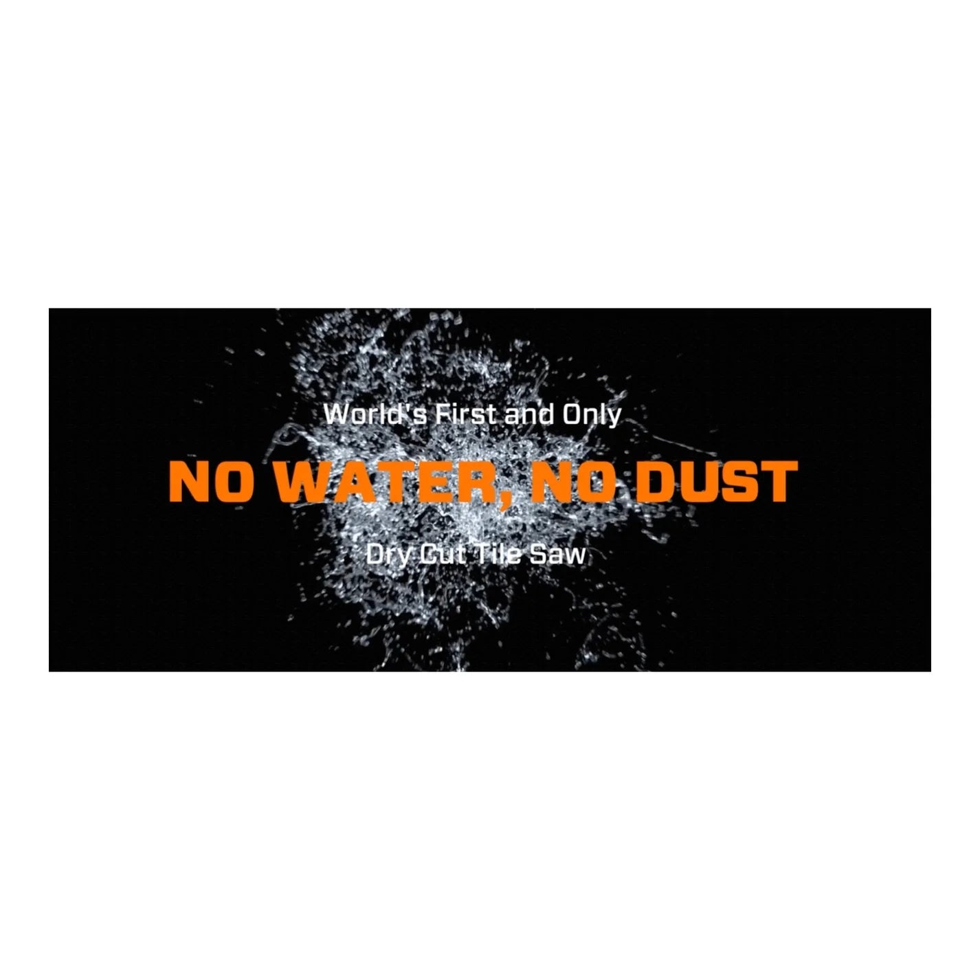 iQ228 CYCLONE 7" Dry Cut Tile Saw With Integrated Dust Control System