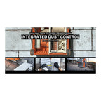 iQ228 CYCLONE 7" Dry Cut Tile Saw With Integrated Dust Control System