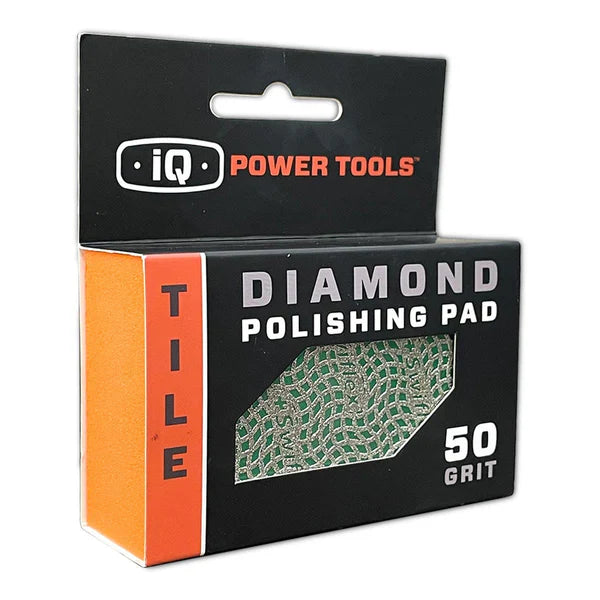 iQ Diamond Hand Polishing Pad, 50 Grit