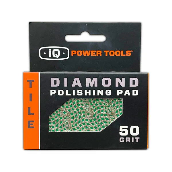 iQ Diamond Hand Polishing Pad, 50 Grit