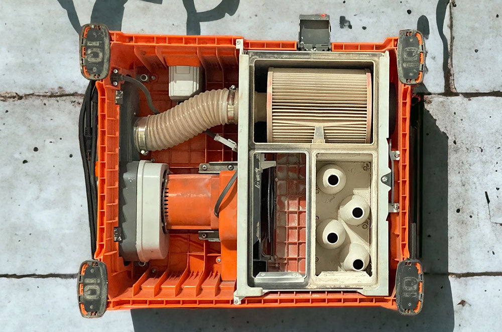 iQ228 CYCLONE 7" Dry Cut Tile Saw With Integrated Dust Control System