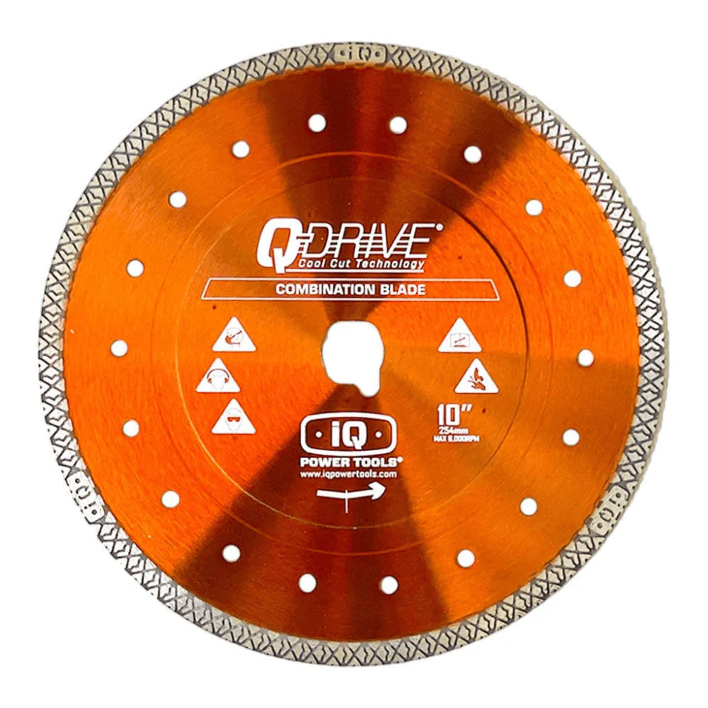 10" x .060 Q-Drive Plus-Tile Blade Dry Platinum - Combo