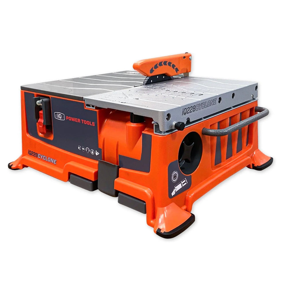 iQ228 CYCLONE 7" Dry Cut Tile Saw With Integrated Dust Control System